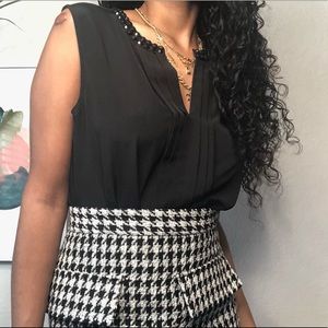 🎯Small Black sleeveless blouse